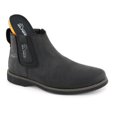 Imagem de Botina Masculina Alper Anatomica Em Couro Preta, 39