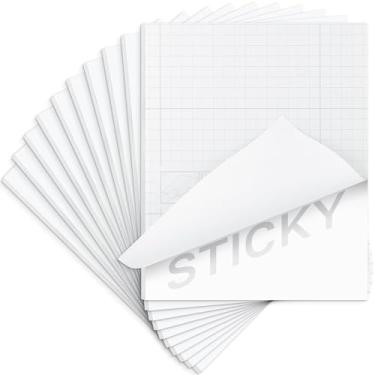 Imagem de Golden State Art, Placas autoadesivas de espuma branca de 40,6 x 50,8 cm, embalagem com 10, 3/40.6 cm de espessura, leves, mas resistentes, placas autoadesivas para projetos, imagens, decorações e