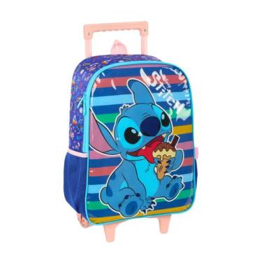Imagem de Mochila Escolar de Rodinhas Lilo Stitch Original - Luxcel, UN