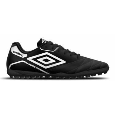 Imagem de Chuteira Society Umbro Manchester Costurada Adulto Original (Preto, BR, Adulto, Numérico, 42)