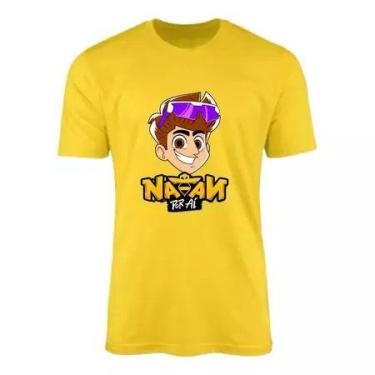 Imagem de Camiseta Infantil Natan Por Aí YouTuber Influencer - loja dinka, 8, Am