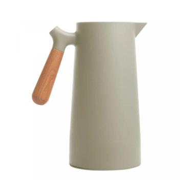 Imagem de Garrafa Térmica De Plástico Com Termômetro Menta Nórdica 1L