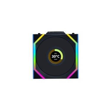 Imagem de Ventoinha Lian Li UNI FAN SL LCD, 120mm, ARGB, Preta - 12SLLCD1W1B