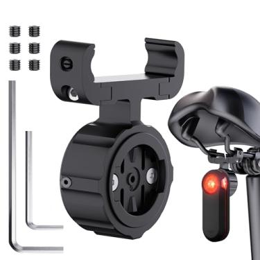 Imagem de Suporte para bicicleta AirTag, rastreador GPS oculto sob o assento, suporte de selim de bicicleta à prova d'água, compatível com Garmin Varia RTL510 RTL515