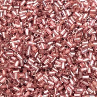 Imagem de Passante Vidrilho Tubo Vidro Vinho 2mm 4000pçs 50g - Macall