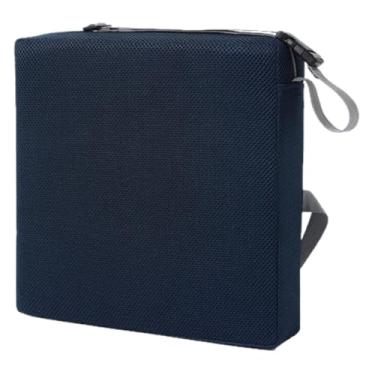 Imagem de Fiocias Almofada Elevatória Infantil, Colchão para Cadeira de Refeição, Altura Ajustável, Respirável, Segura, Fácil de Limpar, Adequada para Casa, Viagens E S, Azul