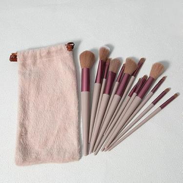 Imagem de Kit de pincéis de maquiagem, contorno, escultor, base, pó, ferramenta de mistura de blush, corretivo, stylus, conjunto de sombras, modelador de rosto, bronzeador, detalhador, ferramenta de delineador