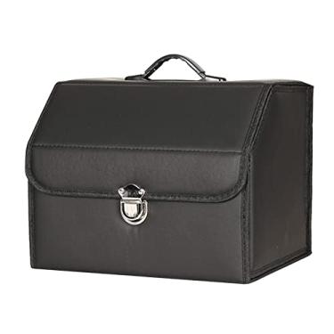 Imagem de Estojo de Armazenamento para Porta-Malas Automóvel Plegável e Desmontável em Couro com Grande Capacidade Partição Ajustá