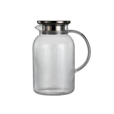 Imagem de Jarra em vidro canelado e tampa Fracalanza Twinkle 1,5 litro