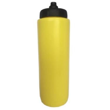 Imagem de Squeeze Automático Tipo Gatorade 1lt Rythmoon s/ logo Branco/Laranja-Unissex