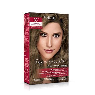 Imagem de Kit Banho De Brilho Amend Supéria Color, 100g, Sem Amônia, Condiciona Os Fios Realçando A Cor, Brilho Intenso E Vitalidade Aos Cabelos, Sem Amônia E Sem Oxidantes (831 Louro Claro Acinzentado)