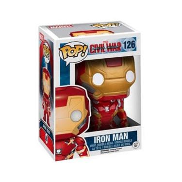 Imagem de Boneco Funko Pop Iron Man Guerra Civil Vinyl 12 Cm