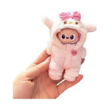 Imagem de Macacão De Pelúcia Baby Penguin Labubu 4.0 Para Bonecas Idol, 10cm, Ac