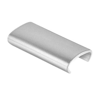 Imagem de menolana Decoração de borda para raquete de pickleball, acessório profissional para raquete de pickleball, peso de borda com fivela decorativa para academia e, Prata