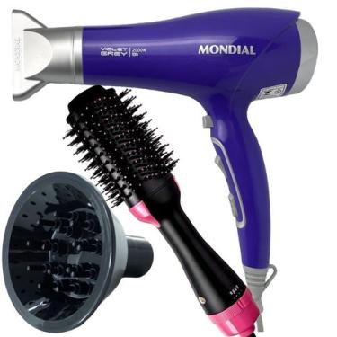 Imagem de Secador de Cabelos Mondial 2000w Profissional Ar Quente Frio Ions Tour