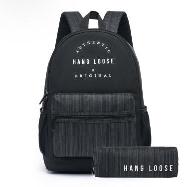 Imagem de Mochila Hang Loose + Estojo Hang Loose Kekoa Resistente Espaçosa 19 Litros-Masculino