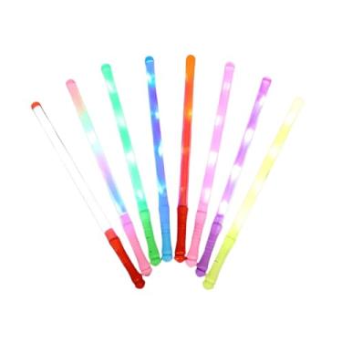 Imagem de Pacotes Lembranças Vários Iten Bastão de Led Espuma/Plástico Neon 3 Fases - Festas Rave Casamento - Pisca Luz(40,Plástico 40cm)