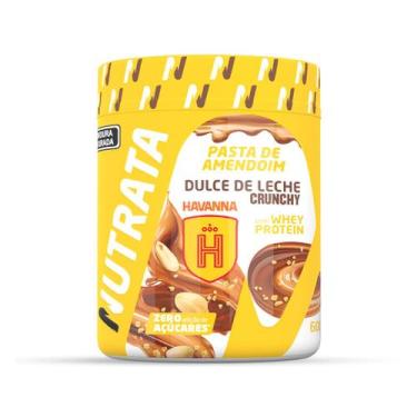 Imagem de Pasta de amendoim nutrata 600g dulce de leche havanna