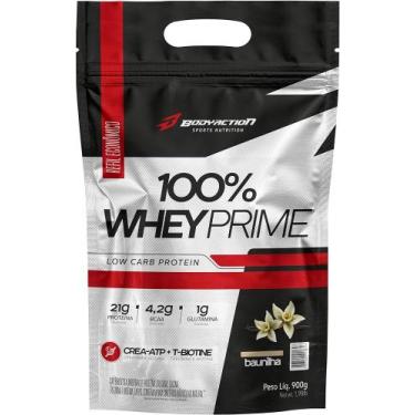 Imagem de 100% WHEY PRIME 900G REFIL - BODYACTION - Suplemento Proteico, LEITE C