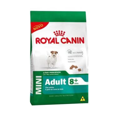 Imagem de Ração Royal Canin Mini 8+ para Cães Adultos 2,5kg