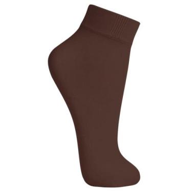 Imagem de Meia Loba Soquete Fina Fio 20 5530-001, Brown, UN