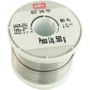 Imagem de Solda Fio Best Cinza 500g × 35x65