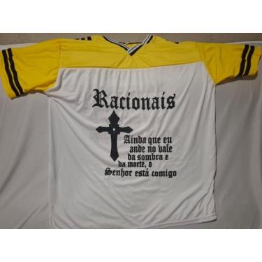 Imagem de Racionais - camisa, Branco, Amarelo, P
