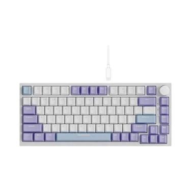 Imagem de Teclado Mecânico Para Jogos Bluetooth 5.1 Sem Fio Com Botão Personaliz