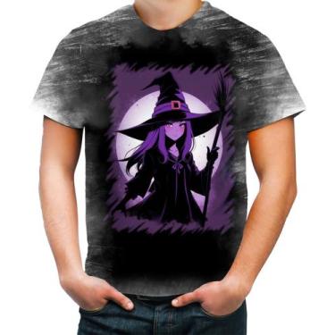 Imagem de Camiseta Desgaste Bruxa Halloween Púrpura Festa 14 - Kasubeck Store®, 