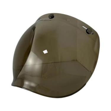 Imagem de Capacete De Motocicleta Vintage Com Viseira Bolha, Aberto, Articulado,