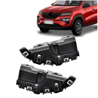Imagem de Par Suporte Guia de Parachoque Dianteiro Kwid 2022 2023 - ENGEKAR
