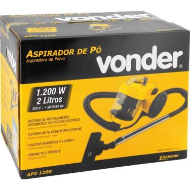 Imagem de Aspirador Pó 2L 1200W Com Tubo Telescópico APV1200 Vonder -, 220V