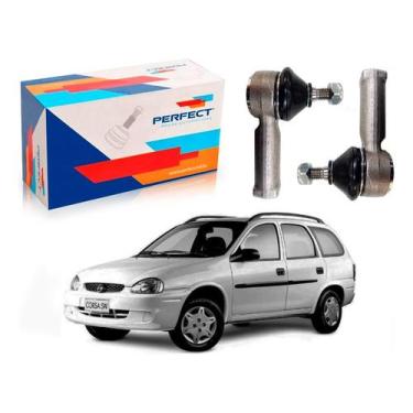 Imagem de Par Terminal Direção Hidraulica Corsa Wagon 1.6 1997 A 2002 - Perfect