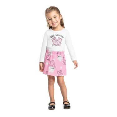 Imagem de Conjunto Infantil Abraço de Amigo Bee Loop, Branco