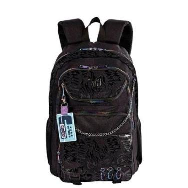 Imagem de Mochila Sestini 2 Compartimentos Capricho Generation Preto-Unissex