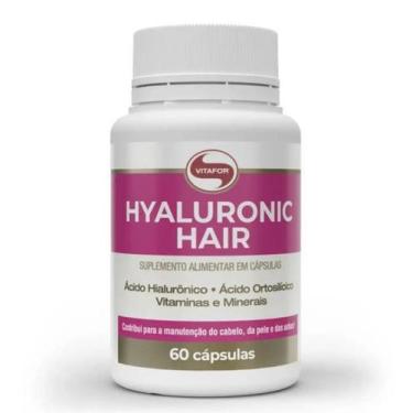 Imagem de Hyaluronic Hair 60cps 500mg Vitafor Lote 2401113 - Diversos