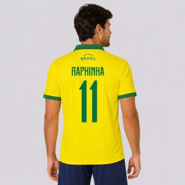 Imagem de Polo Brasil Penta Amarela 11 Raphinha - Balboa, G