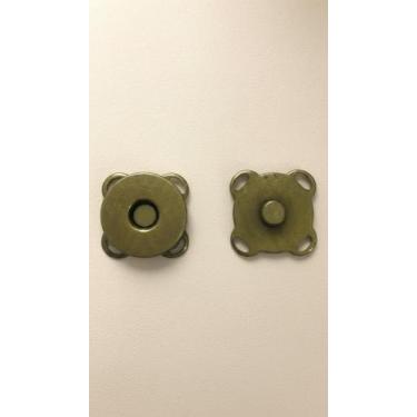Imagem de Kit 50 Botões Magnéticos 14mm Ouro Velho Fecho - Congratulations Store