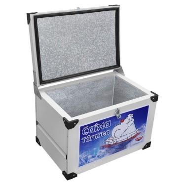 Imagem de Caixa Térmica 68 Litros Cefaz Galvanizada com Válvula de Escoamento CTG-75