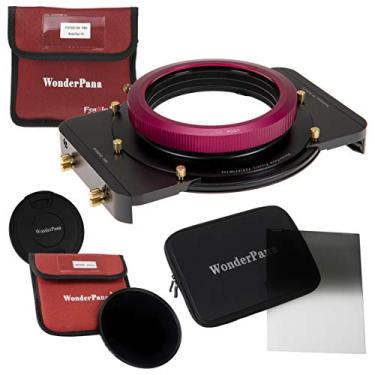 Imagem de Kit WonderPana FreeArc Essential ND1000 0.9HE - Suporte de filtro de núcleo, tampa da lente, 66 suportes, filtros ND1000 de 0,9 Hard Edge e 145mm ND1000 para lente Fujifilm XF 8-16mm f/2.8 R LM WR