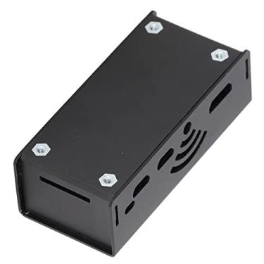 Imagem de Capa Raspberry Pi,Caixa Protetora Preta Caixa de Liga de Alum¨ªnio Placa de Expans?o MMDVM Caixa Protetora Capa Dissipador de Calor para Raspberry Pi Acesso a Todas as Portas, Para estojo proteto