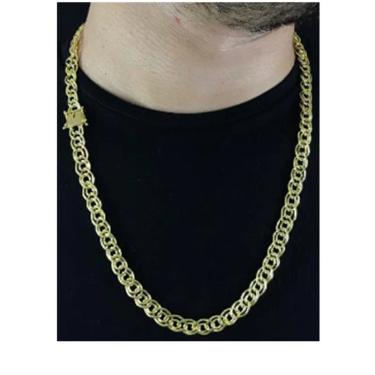 Imagem de Cordão Corrente Romana 9mm de moeda antiga cordaum banhado