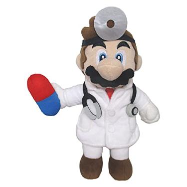 Imagem de Little Buddy 1824 Dr. Mario World - Doctor Mario de pelúcia, 23 cm, multicolorido