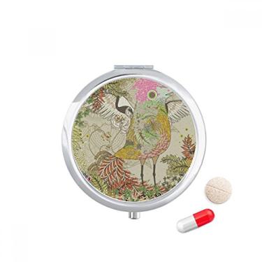 Imagem de Caixa de armazenamento de remédios Flower Bird Wing Ukiyo-e Japão