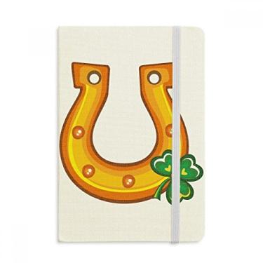 Imagem de Clover U Type Iron Ireland St. Patrick's Day Caderno oficial de tecido com capa dura e diário clássico