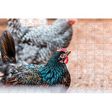 Imagem de 6 Quebra-cabeça cognitivo para idosos Fazendinha 60 peças