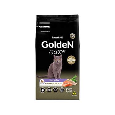 Imagem de Ração Golden para Gatos Adultos Sabor Salmão - 1kg Premier Pet Adulto