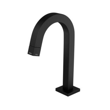 Imagem de Torneira Lavatório Bica Baixa Tube 1197 Black Matte - Deca