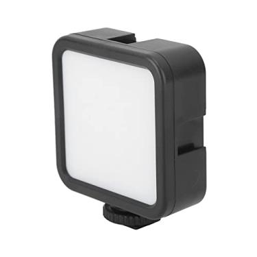 Imagem de Luz de Vídeo RGB, Luz de Fotografia Portátil Colorida de 360 ​​graus Com 3 Montagens de Sapata Fria, 1200mAh Recarregável CRI 95 3000 a 9000K W70