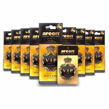 Imagem de Aromatizante Areon Vip Exclusive Black King - 9 Peças - Perfume Automotivo Odorizador C...